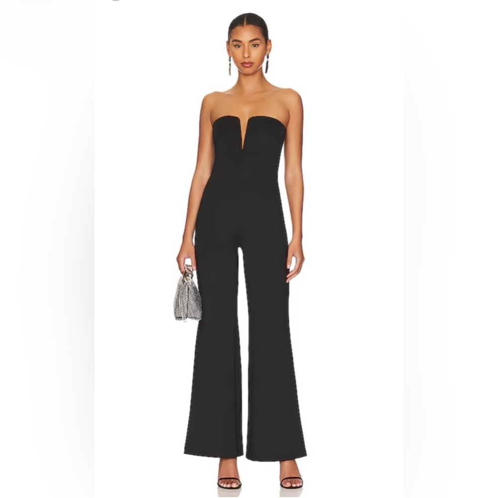 Good American strapless scuba jumpsuit